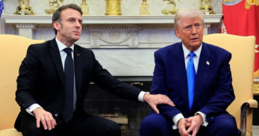 Macron calls Trump after being blocked by US leader's motorcade