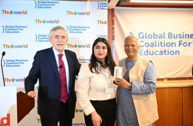 Prof Yunus receives award for educational contributions in New York