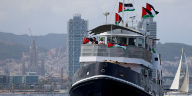 Gaza aid flotilla attacked by 'multiple drones'