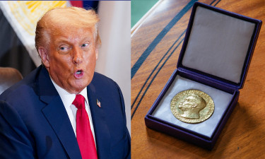 Trump should stop Gaza war if he wants Nobel peace prize, Macron says