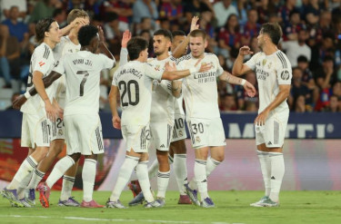 Mbappé scores twice as Real Madrid win 4-1 over Levante