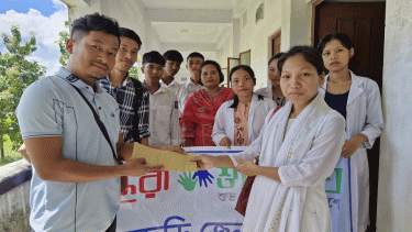 Bashundhara Shuvosangho supports Ukraching Marma in pursuing higher education