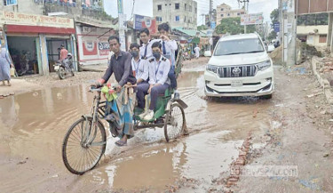 B’baria municipality roads in ruins, locals bear the brunt