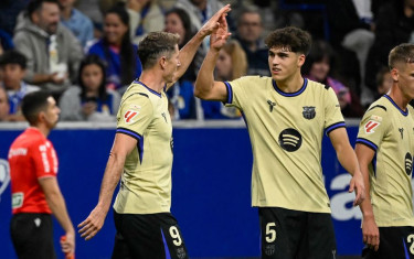 Barca claim comeback win at Oviedo
