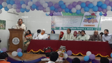 Kisholoy Principal Rahamat Ullah accorded farewell reception