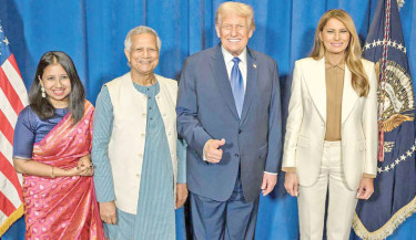 CA, his daughter join reception hosted by US president