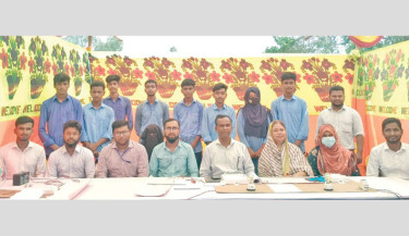 Madarganj Government Technical School and College in Jamalpur organises the Skills and Innovation Competition 2025 on its campus on Saturday. The competition aims to accelerate innovative thinking and creative activities under the ASSET project, implemented by the Directorate of Technical Education under the Technical and Madrasa Education Division of the Ministry of Education. Photo: Courtesy