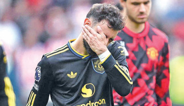 Bruno’s penalty pain as Bees sting Red Devils
