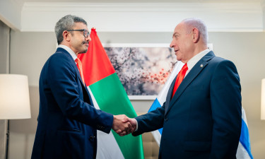 UAE foreign minister urges end to Gaza war in meeting with Netanyahu