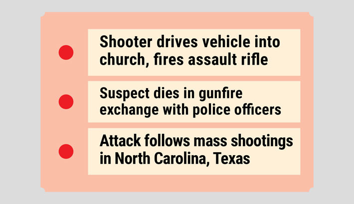 4 killed in attack on northern US church