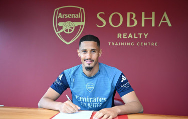 Saliba signs new long-term deal at Arsenal