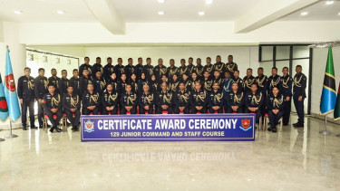 129th JCSC certificate ceremony held at BAF Base Cox’s Bazar
