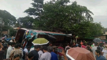Two women among three killed in Feni road crash