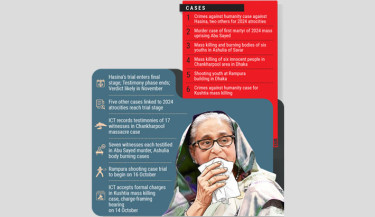 Verdicts in Hasina, five other July atrocity cases likely before JS polls