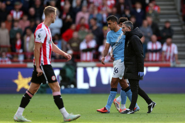Man City's Rodri out of Spain squad after injury