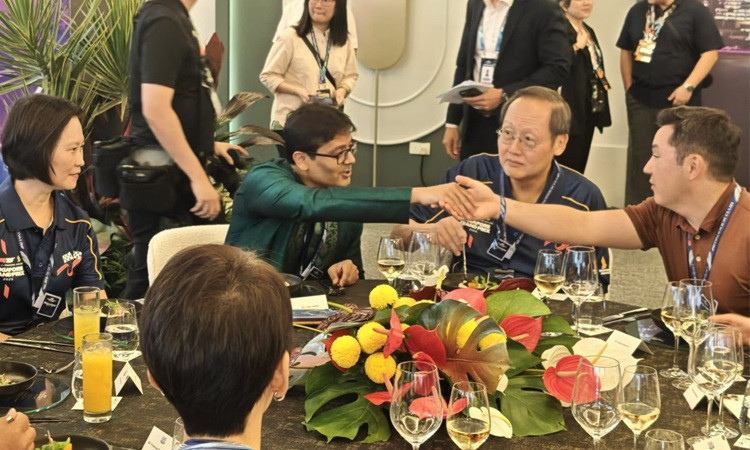 Lutfey Siddiqi holds bilateral talks with Singapore ministers