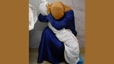 Two years after she was pictured in grief, Gaza woman faces more misery