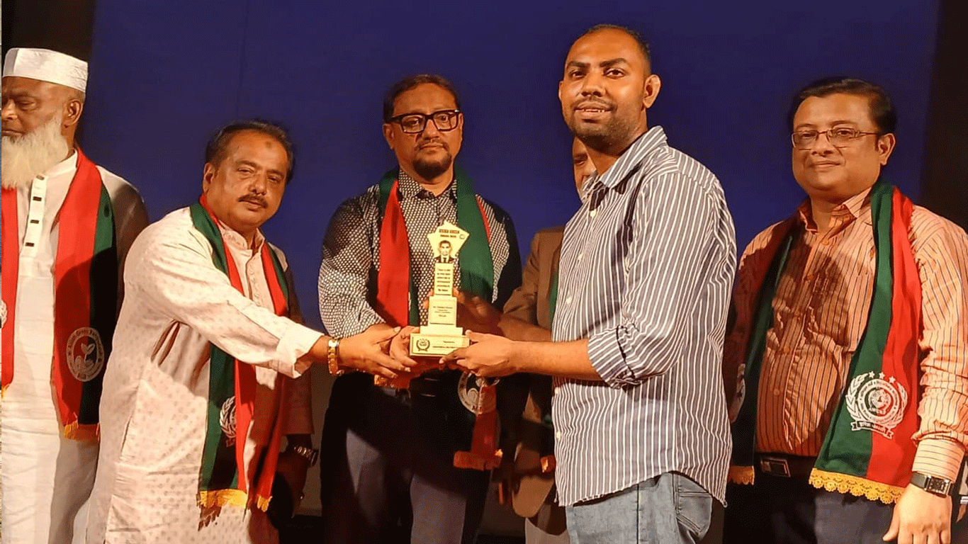 Bashundhara Shuvosangho’s Shafayat Hossain Siam wins Asian Green Award