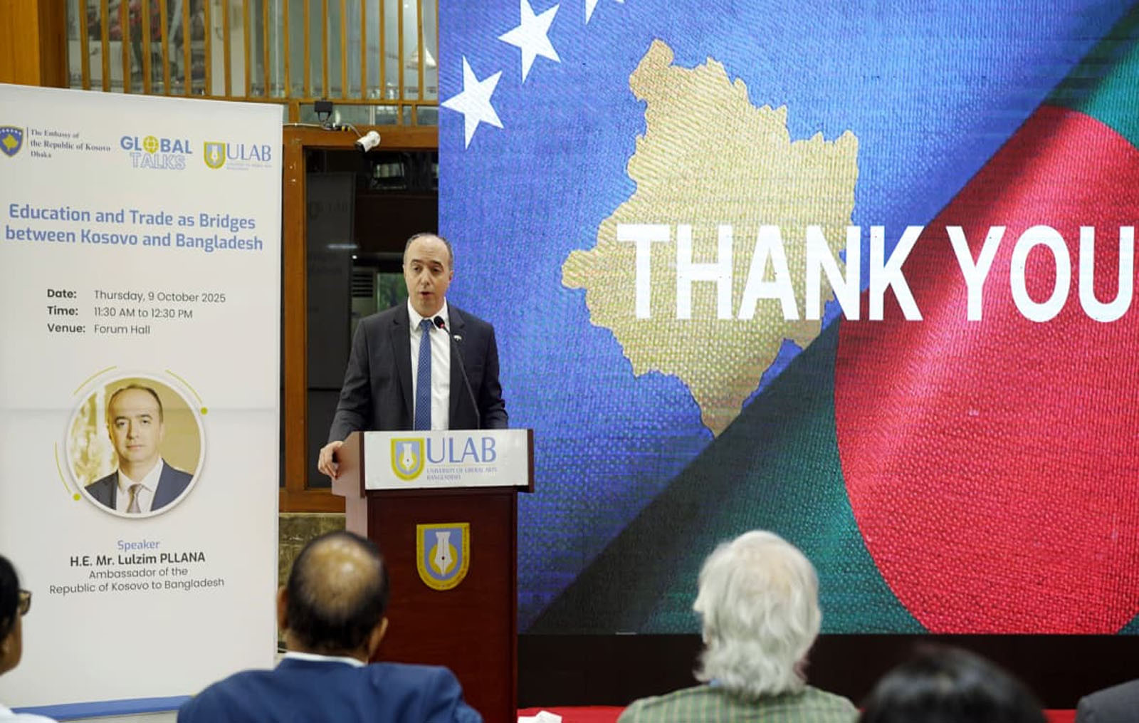 ULAB hosts Kosovan Ambassador for global talks on education and trade