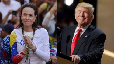 Nobel Peace Prize winner Machado dedicates award to Trump
