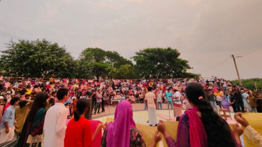 YouReach stages Gambhira performance in Rajshahi to highlight climate crisis