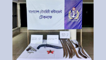 Navy recovers firearms and ammunition in Teknaf raid