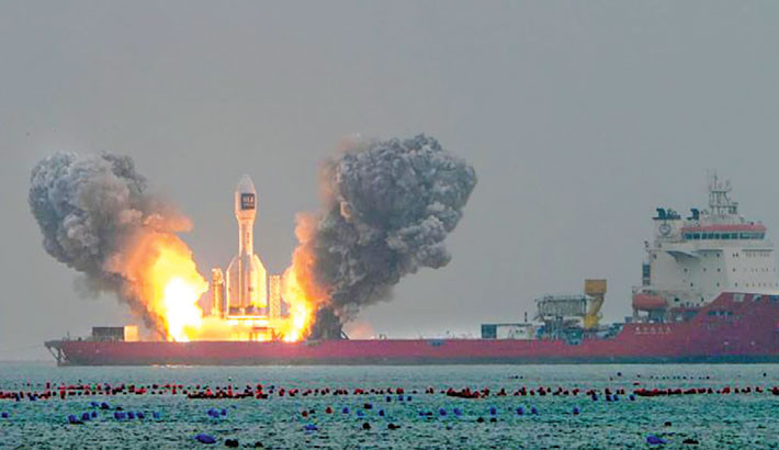 China launches Gravity-1 rocket from sea