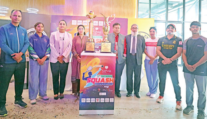 5th National Squash Championship 2025 trophy unveiled