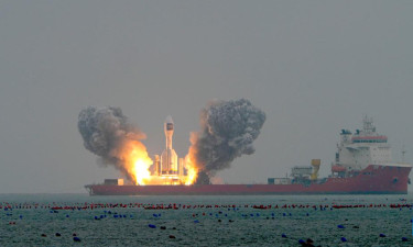China launches Gravity-1 rocket from sea