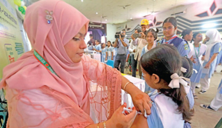 Nationwide free typhoid vaccination begins
