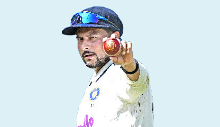 Windies crumble as Kuldeep claims fifer