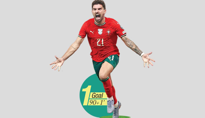Last-gasp Neves winner keeps Portugal on track