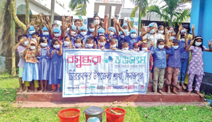 Stay clean, stay healthy: Cleanliness campaign in Chirirbandar