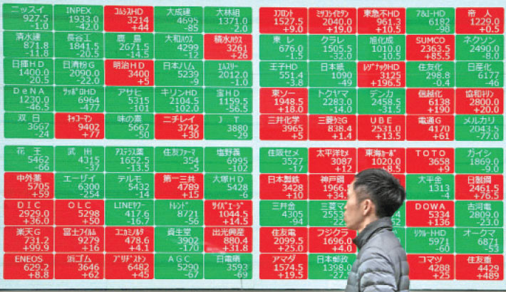 Asian equity markets drop after Trump
reignites tariff row
