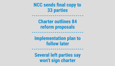 July Charter set for signing