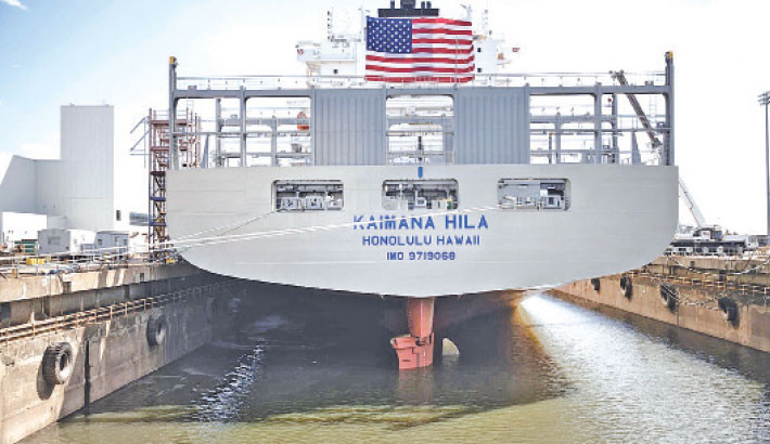 China sanctions 5 US units of South Korean ship giant Hanwha over probe by Washington
