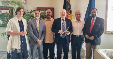 Jatiyo Party leaders, German ambassador discuss upcoming nat’l election