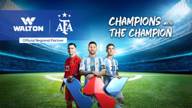 Walton becomes regional sponsor of Argentina national football team