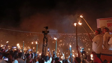 Torch procession in five districts demanding implementation of Teesta master plan