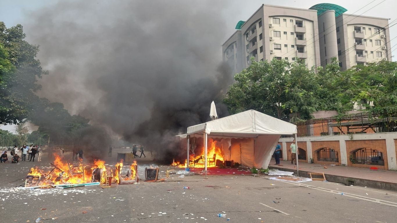 Police disperse ‘July fighters’ from National Charter signing venue