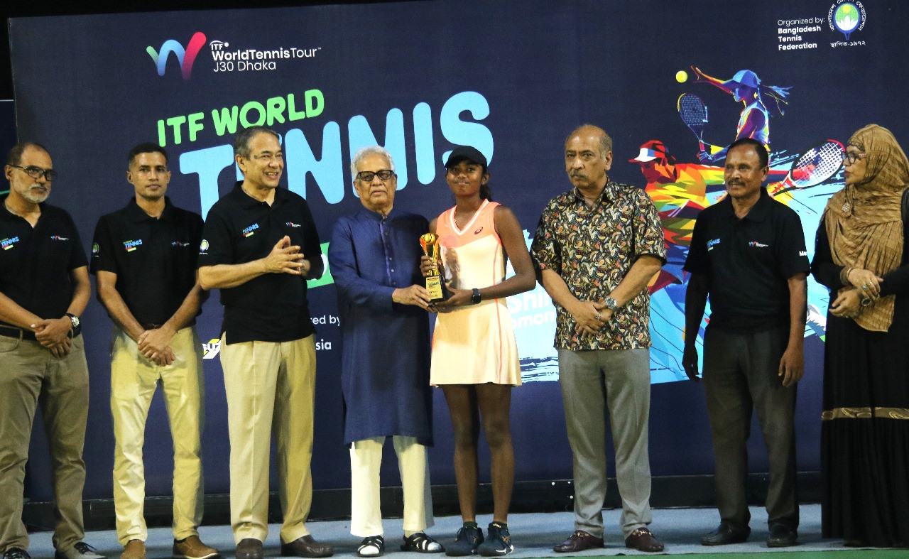 Ariyaphol, Sanmitha reign supreme at World Tennis Tour J-30 Dhaka