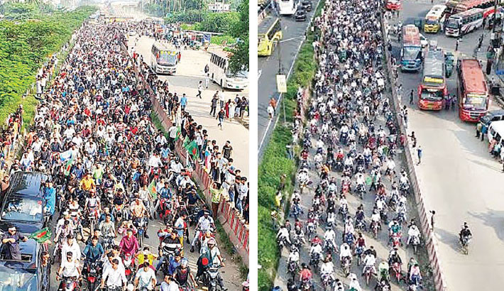 5,000+ bikers join rally for Cumilla div