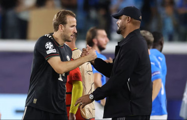 Bayern coach Kompany says Kane has reached the next level all by himself