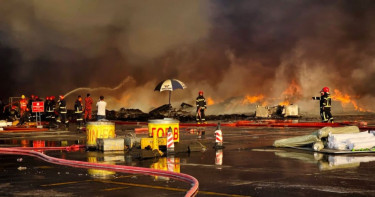 Inferno damages imported goods worth millions