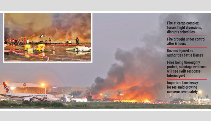 Massive fire hits HSIA