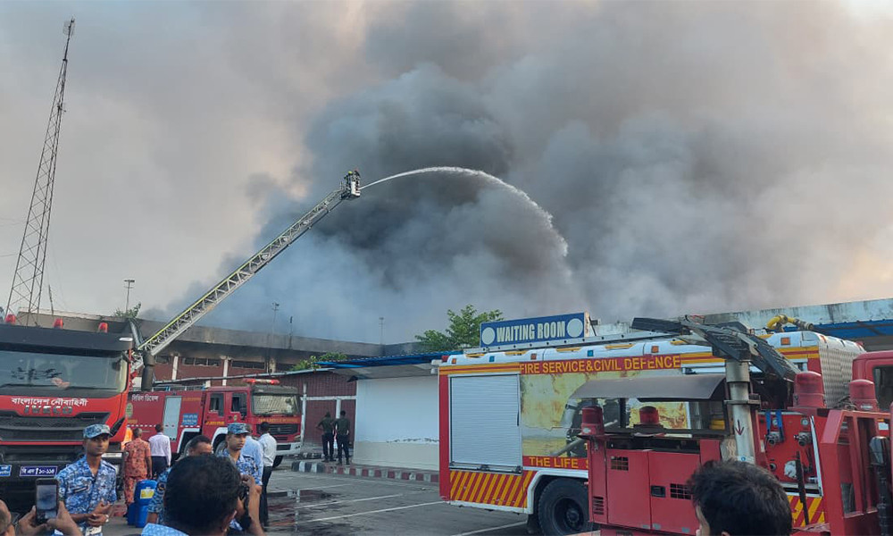 Cargo village fire inflicts roughly Tk12,214 crore damage
