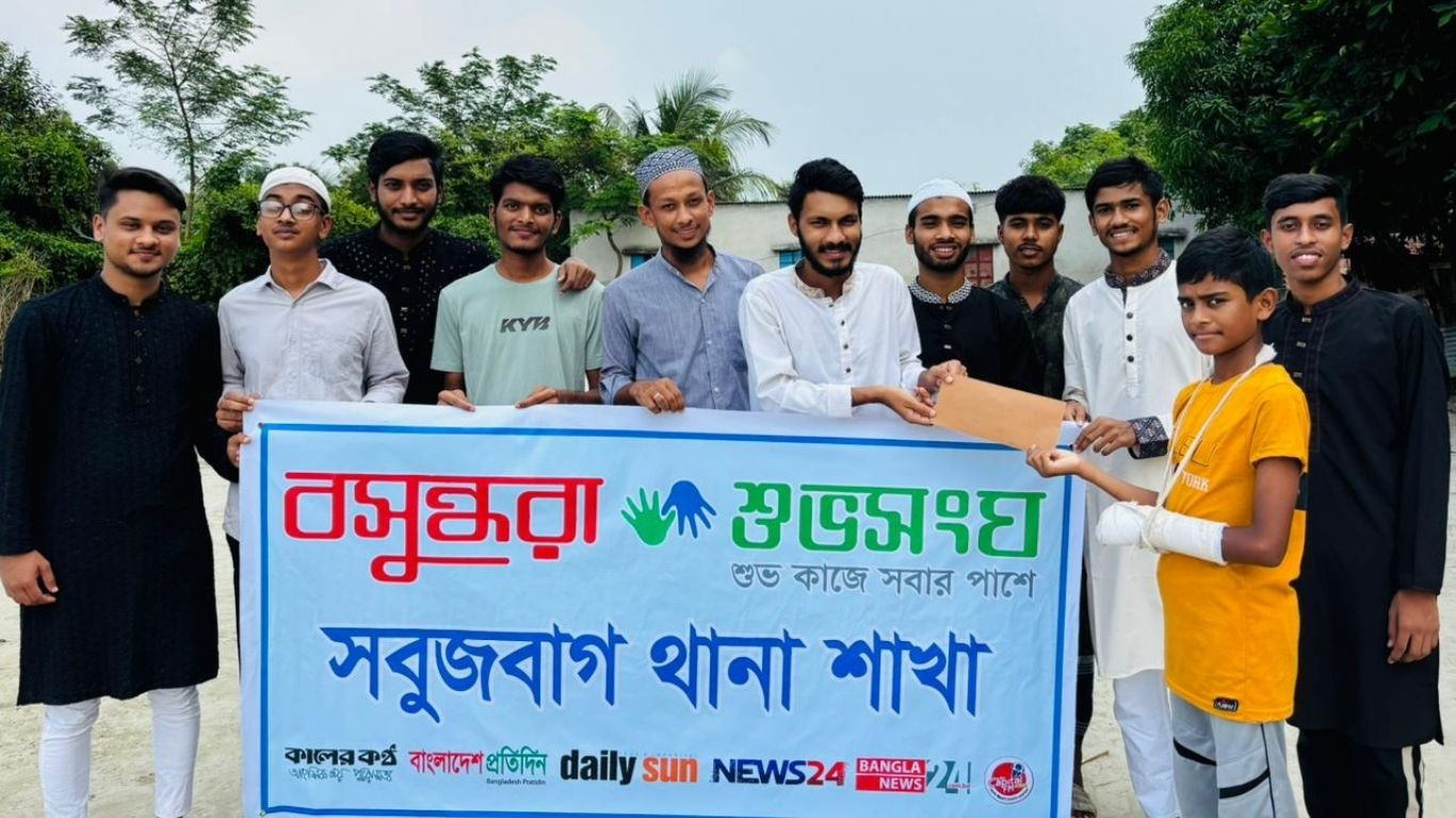 Young footballer gets support for treatment in Sabujbagh