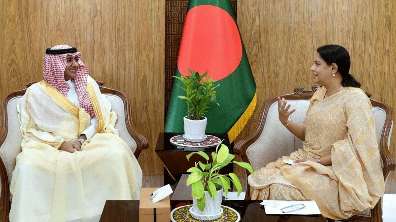 Bangladesh seeks Saudi cooperation for coastal rainwater harvesting, green initiatives