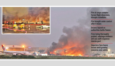 Massive fire hits HSIA