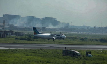 Cargo village fire: Smoke still billowing from rubble after 21 hours